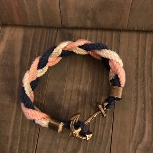 Kiel James Patrick rope and anchor bracelet